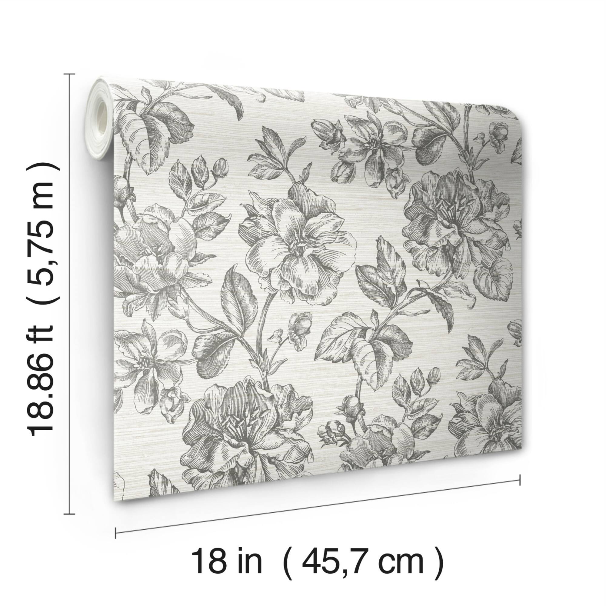 RoomMates Tamara Day Flower Girl Peel & Stick Wallpaper
